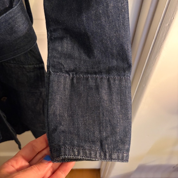 Banana Republic Denim Jacket with Chunky Belt Small - Picture 9 of 12